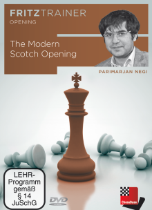 This is the product image for The Modern Scotch Opening. Detail: D4 OPENINGS. Product ID: 9783866814325.
 
				Price: $29.95.