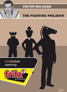 This is the product image for The Fighting Philidor. Detail: E4 OPENINGS. Product ID: CBFT-BOFPDVD.
 
				Price: $29.95.