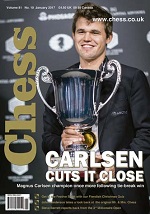 This is the product image for Chess Magazine Single Issue. Detail: Adams, J. Product ID: 09646221.
 
				Price: $15.00.