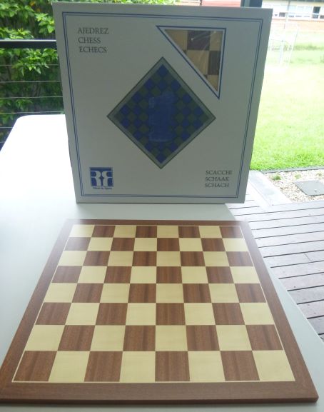 This is the product image for Chess Board- Mahogany. Detail: WOOD_BOARDS. Product ID: 1899woodmahogany.
 
				Price: $199.99.