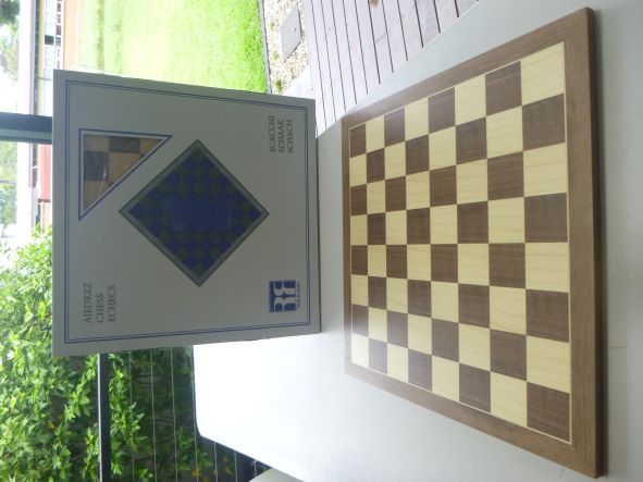 This is the product image for Chess Board - Walnut. Detail: WOOD_BOARDS. Product ID: 1899woodwalnut.
 
				Price: $199.99.