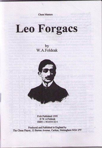 This is the product image for Leo Forgacs. Detail: Foldeak, WA. Product ID: 1901034224.
 
				Price: $19.95.