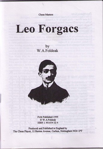 This is the product image for Leo Forgacs. Detail: Foldeak, WA. Product ID: 1901034224.
 
				Price: $19.95.