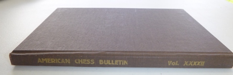 This is the product image for American Chess Bulletin Volume 42 (1945). Detail: Fiala, V. Product ID: 807189415X.
 
				Price: $19.95.