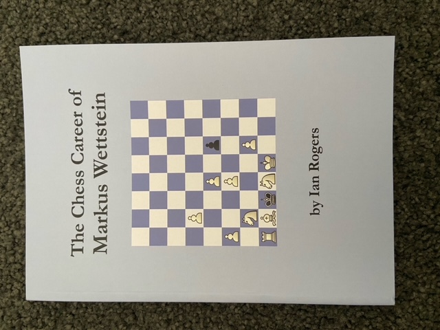This is the product image for The Chess Career of Markus Wettstein. Detail: Rogers, I. Product ID: 9781875716036.
 
				Price: $24.95.