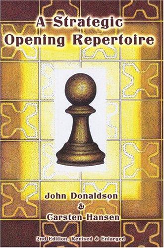 This is the product image for A Strategic Opening Repertoire. Detail: Donaldson & Hansen. Product ID: 9781888690415.
 
				Price: $39.95.