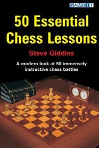 This is the product image for 50 Essential Chess Lessons. Detail: Giddins, S. Product ID: 9781904600411.
 
				Price: $32.95.