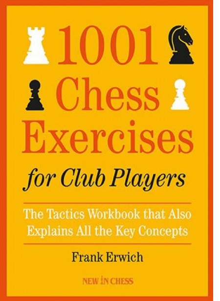 This is the product image for 1001 Chess Exercises for Club Players. Detail: Erwich,F. Product ID: 9789083406404.
 
				Price: $44.95.