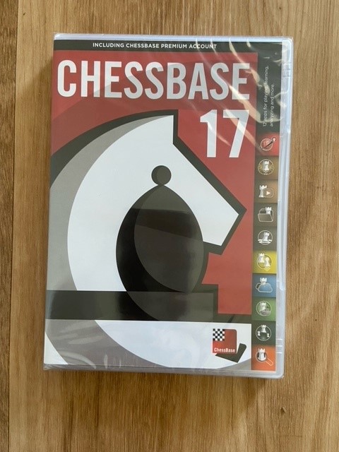 This is the product image for Chessbase 17 program. Detail: SOFTWARE. Product ID: CB17ProgramDVD.
 
				Price: $199.95.