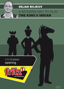 This is the product image for The King's Indian. Detail: 1 D4 OPENINGS. Product ID: CBFT-BOMKIDVD.
 
				Price: $29.95.