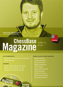This is the product image for ChessBase Magazine 142 DVD. Detail: CHESSBASE. Product ID: CBM142.
 
				Price: $34.95.