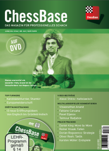 This is the product image for ChessBase Magazine 160 - DVD. Detail: CHESSBASE. Product ID: CBM160.
 
				Price: $29.95.