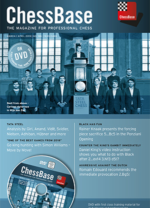 This is the product image for Chessbase Magazine 188 DVD. Detail: CHESSBASE. Product ID: CBM188.
 
				Price: $29.95.