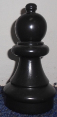 This is the product image for Small Giant Pawn (Black). Detail: SPARES. Product ID: GSCHESSPB.
 
				Price: $19.95.