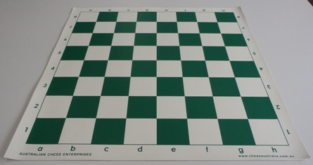 This is the product image for Chess Board - Green Vinyl. Detail: CHESS BOARD. Product ID: PCB4green.
 
				Price: $8.00.