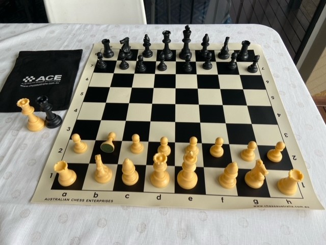 This is the product image for School Chess Set Special cream. Detail: PLASTIC. Product ID: PCSCREAM.
 
				Price: $24.95.